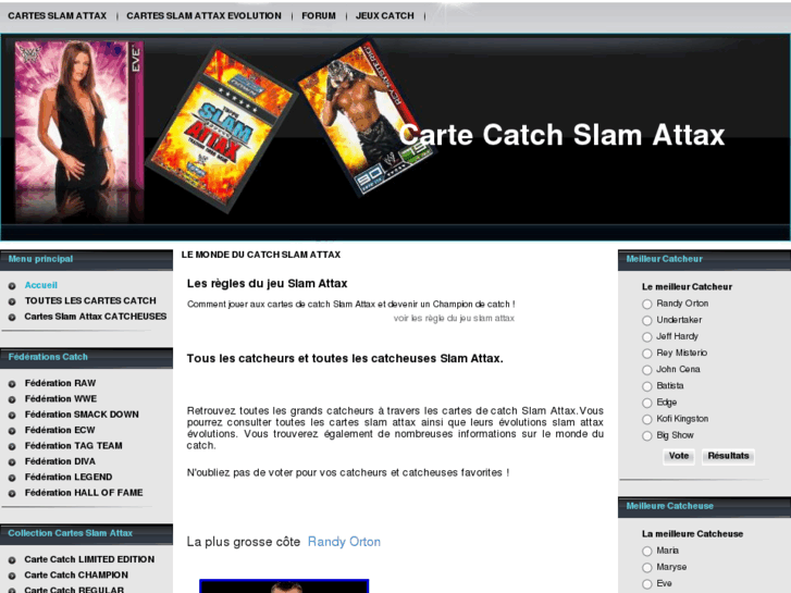 www.carte-catch-slam-attax.com