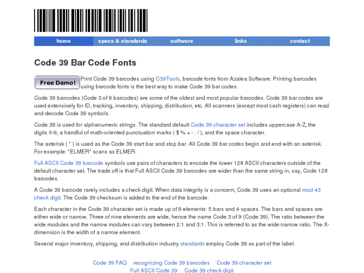 www.code39barcodes.com