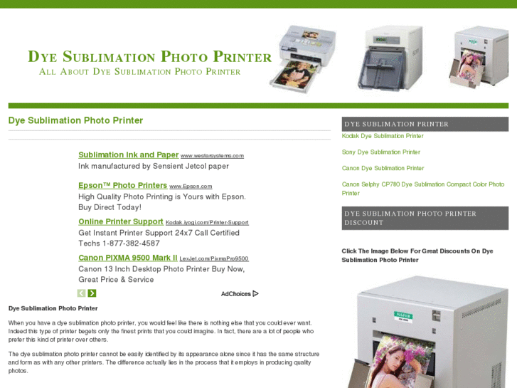 www.dyesublimationphotoprinter.net