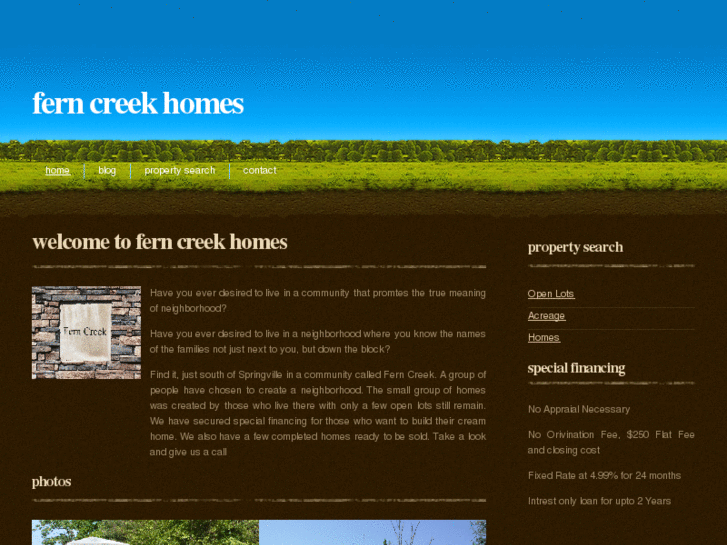 www.ferncreekhomes.com