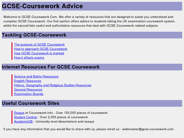 www.gcse-coursework.com