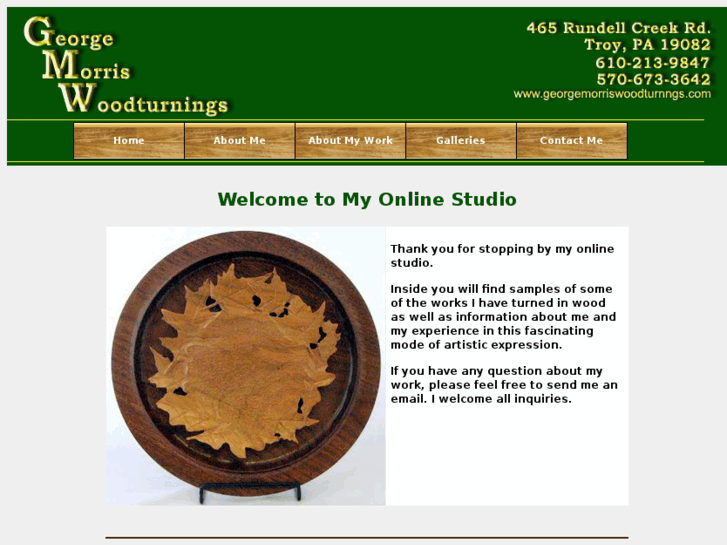 www.georgemorriswoodturnings.com