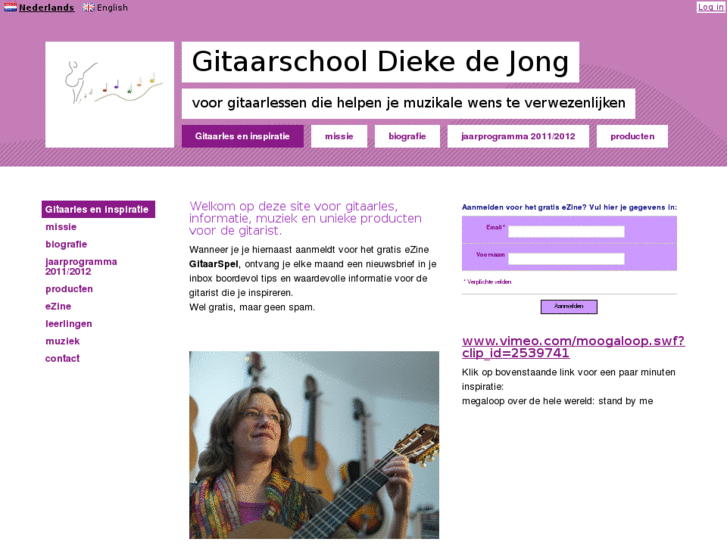 www.gitaarschooldiekedejong.nl