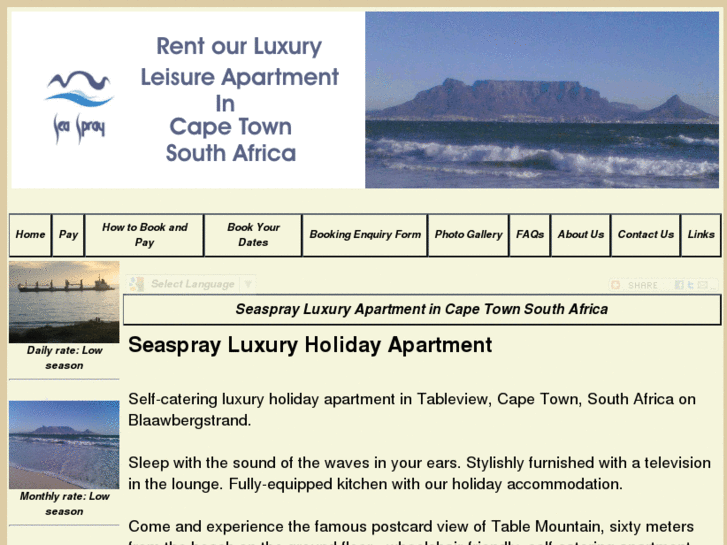 www.seasprayapartment.co.za