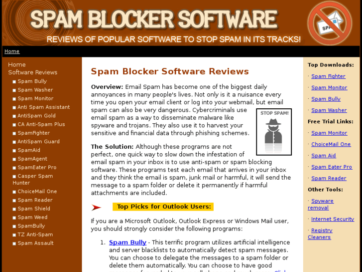 www.spamblockersoftware.org