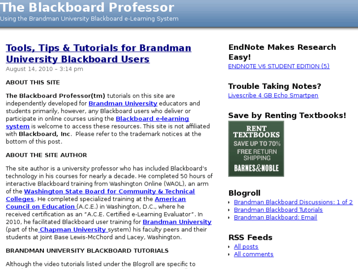 www.theblackboardprofessor.com