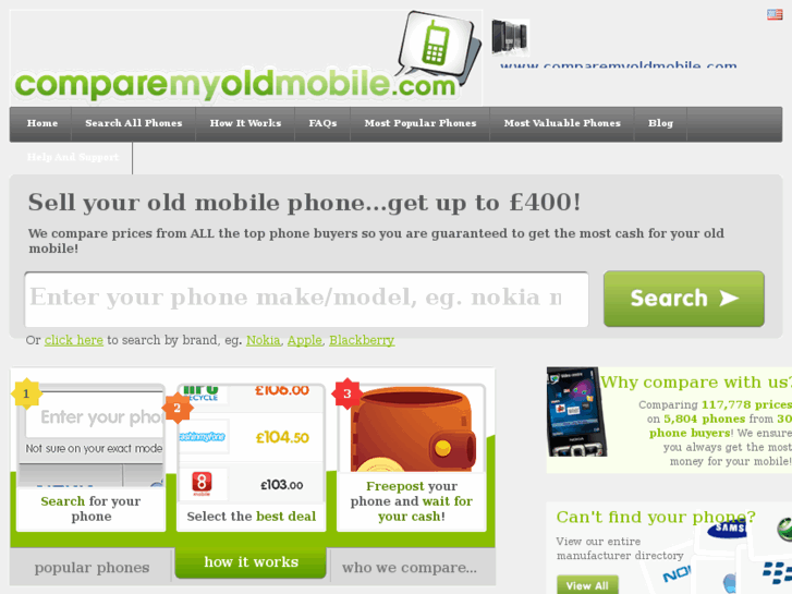 www.comparemyoldmobile.com