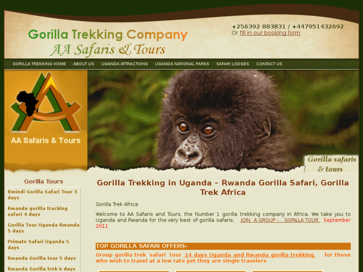 www.gorillatrekking.org