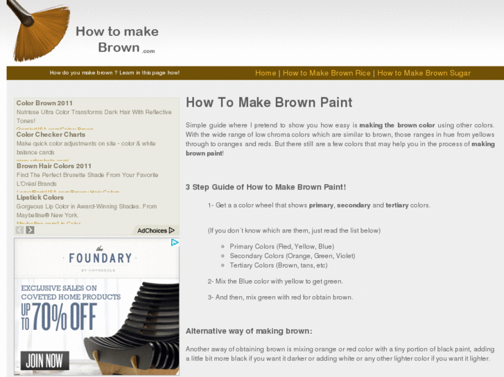 www.howtomakebrown.com
