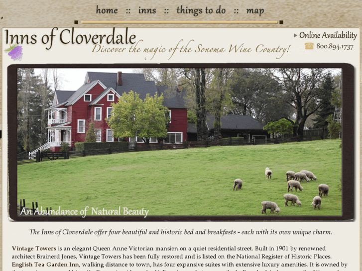 www.innsofcloverdale.com