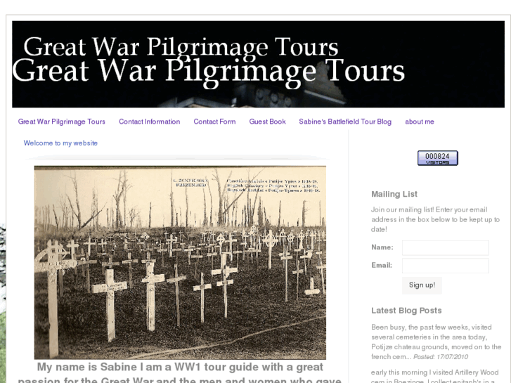 www.greatwarpilgrimage.com