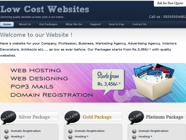 www.lowcostwebsites.in