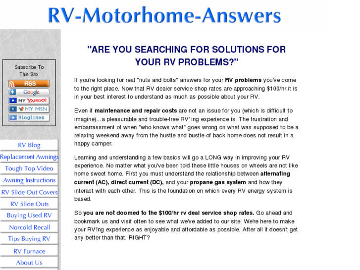 www.rv-motorhome-answers.com