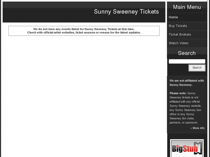 www.sunnysweeneytickets.com