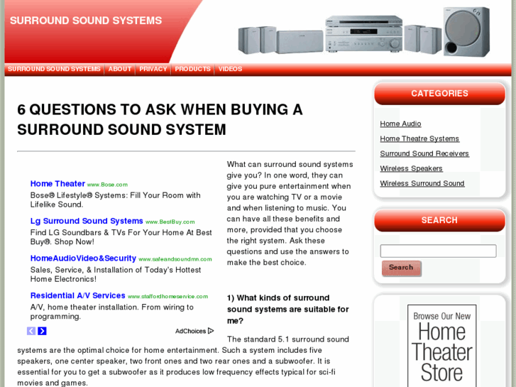 www.surroundsoundsystems.org