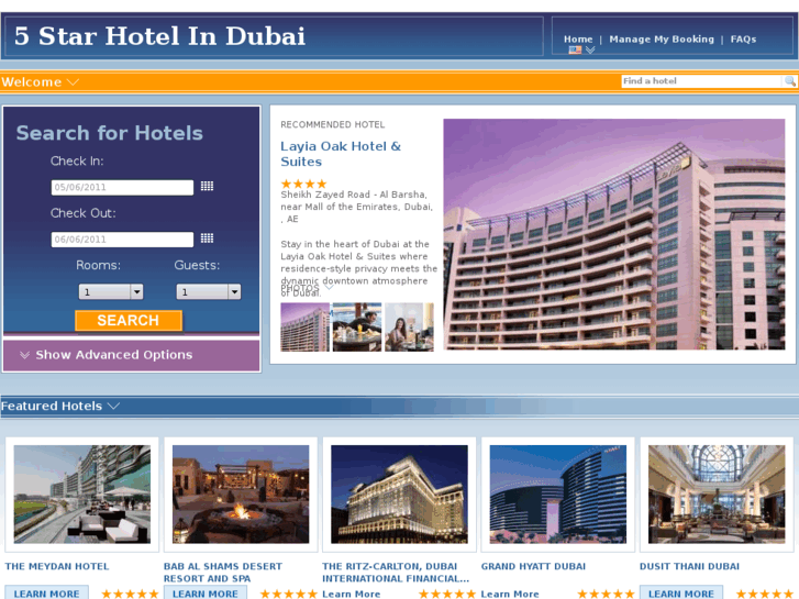 www.5starhotelindubai.com