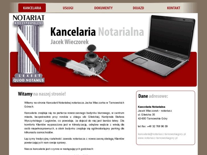 www.notariusz-tarnowskiegory.pl