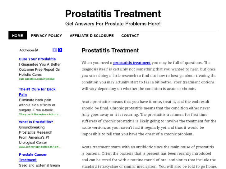 www.prostatitis-treatment.net