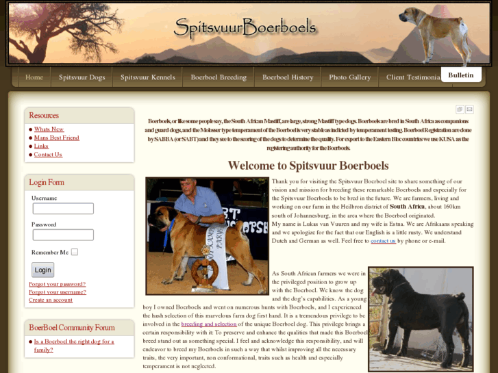 www.spitsvuurboerboele.co.za