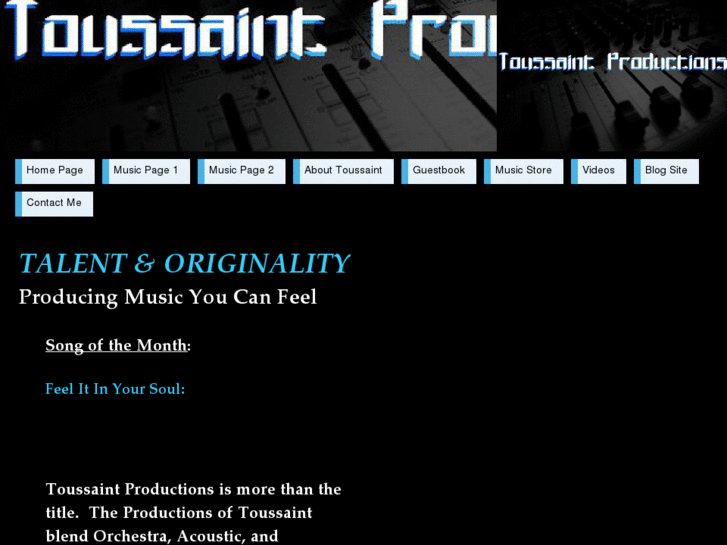 www.toussaintproductions.com