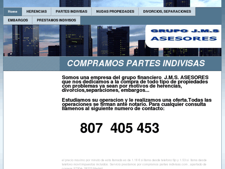 www.compramospartesindivisas.com