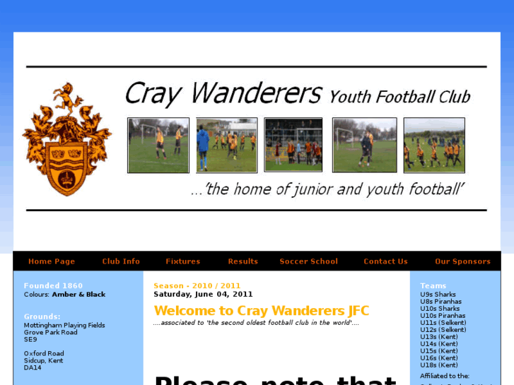 www.craywanderers-jfc.co.uk