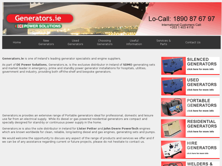 www.generators.ie