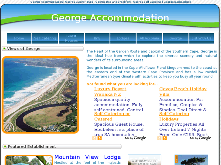 www.georgeaccommodation.co.za