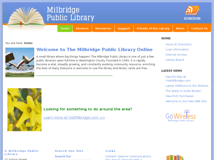 www.milbridgelibrary.org