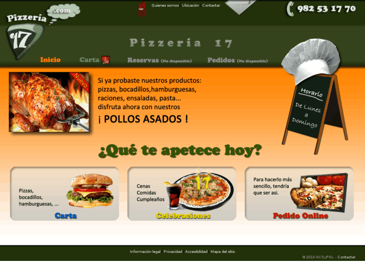 www.pizzeria17.com