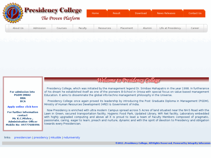 www.presidencycollege.info