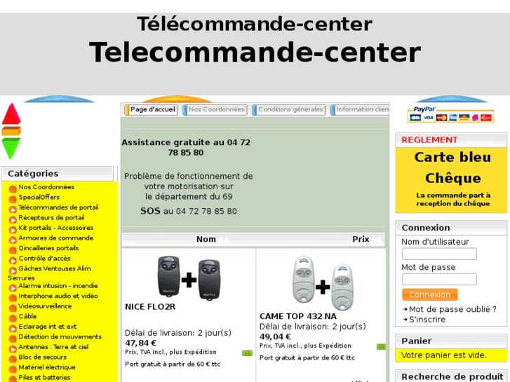 www.telecommande-center.com