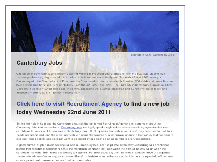 www.canterburyjobs.com