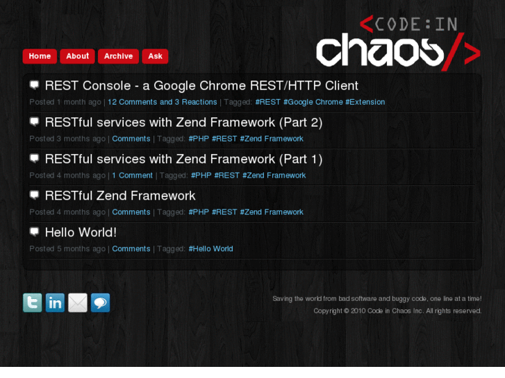 www.codeinchaos.biz