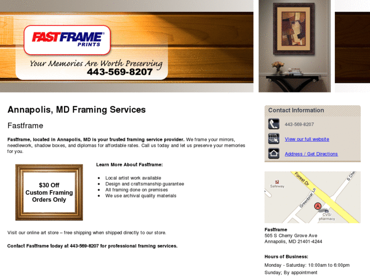 www.fastframeannapolis.com