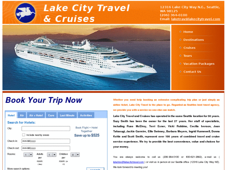 www.lakecitytravel.com