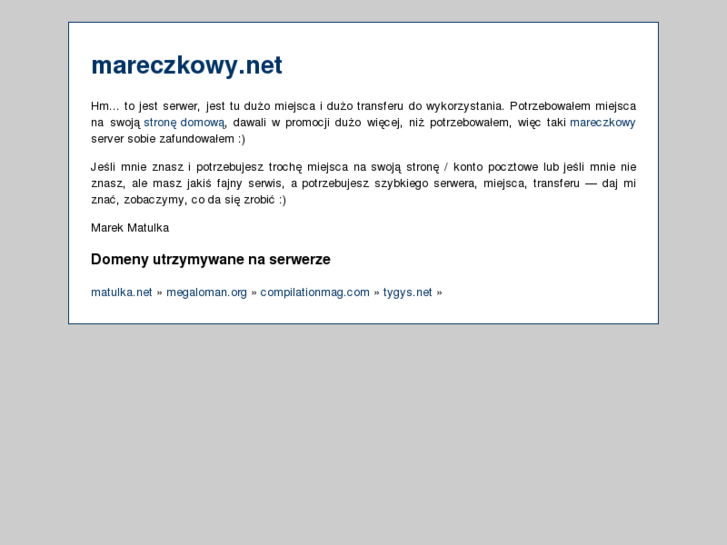 www.mareczkowy.net