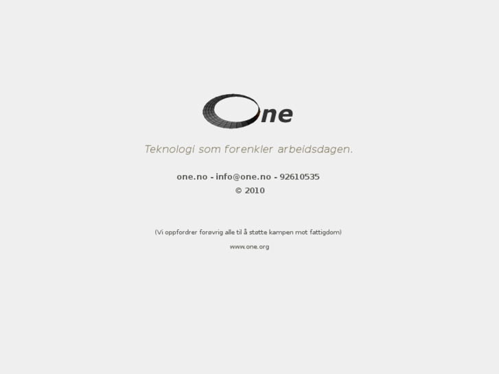 www.one.no