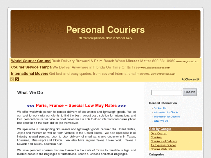 www.personalcouriers.com