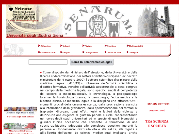 www.scienzemedicolegali.it