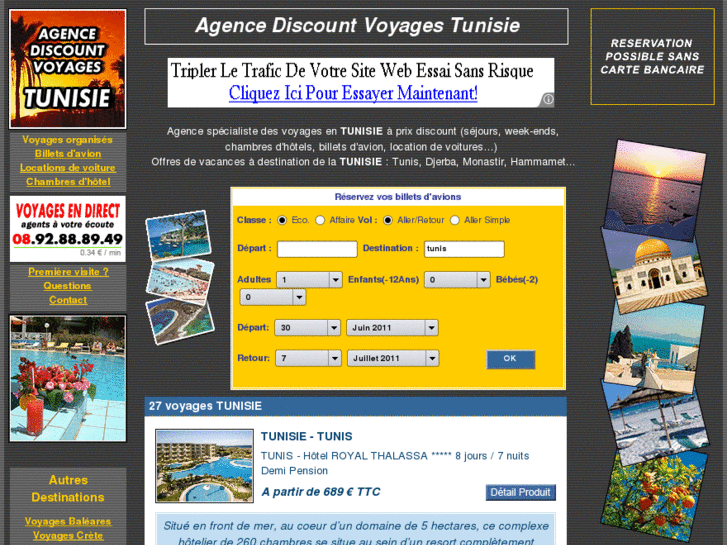 www.agence-discount-voyages-tunisie.com