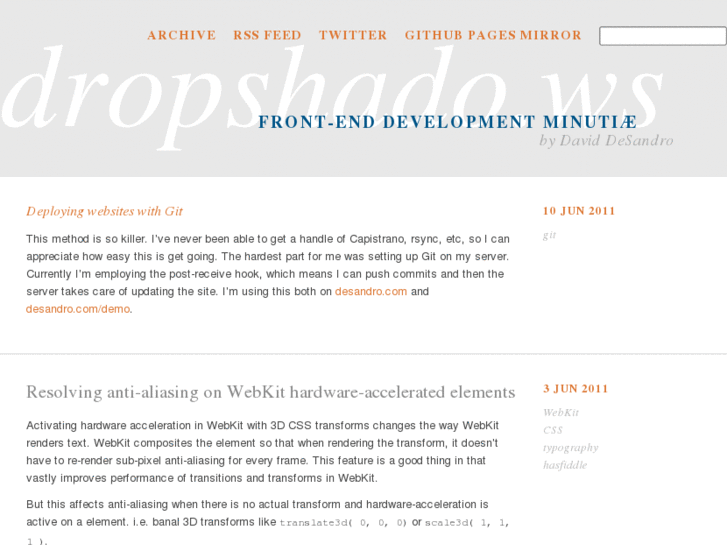 www.dropshadows.net
