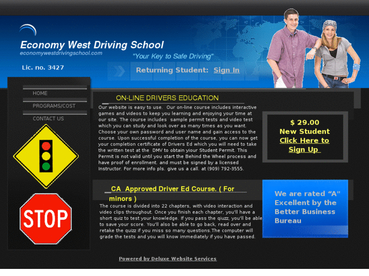 www.economywestdrivingschool.com