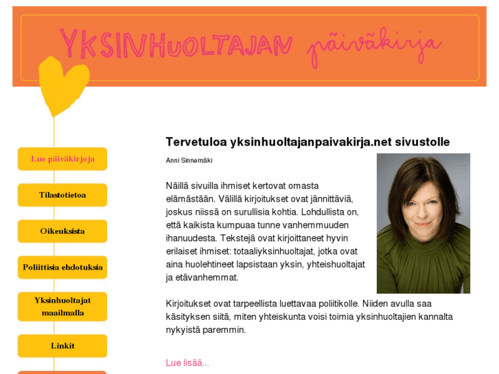 www.yksinhuoltajanpaivakirja.net