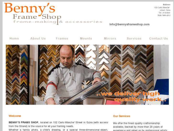 www.bennysframeshop.com