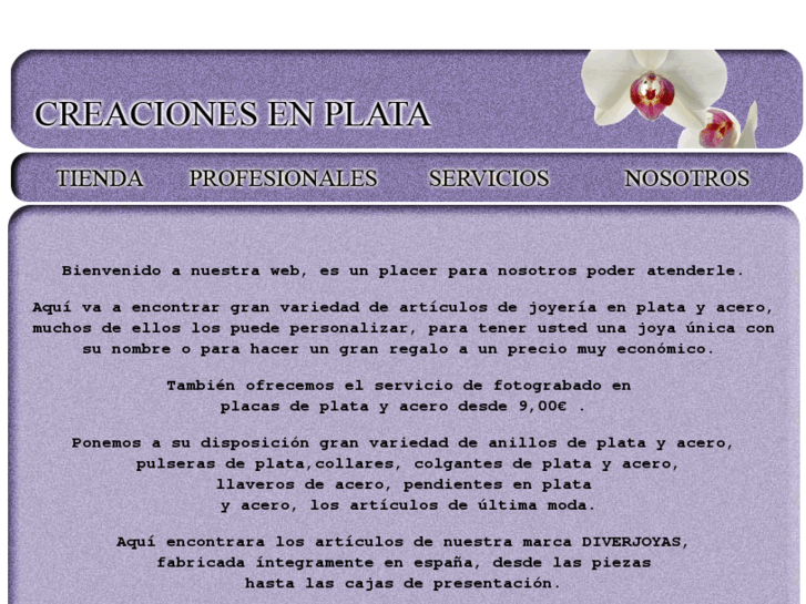 www.creacionesenplata.com