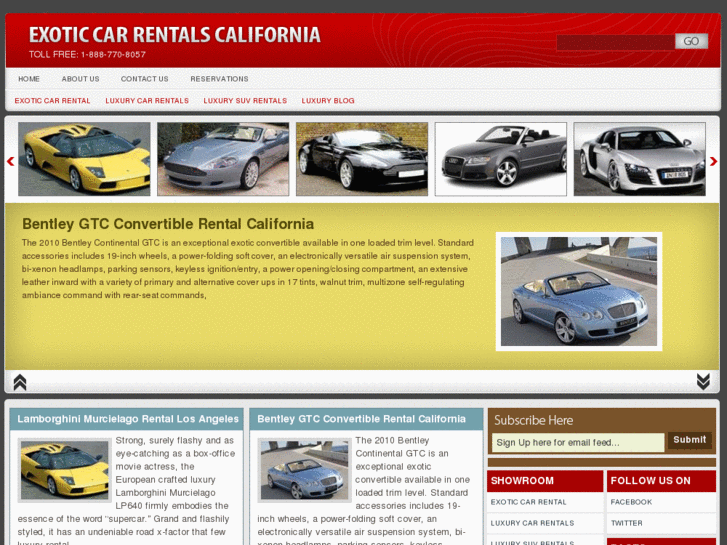 www.exoticcarrentalscalifornia.com