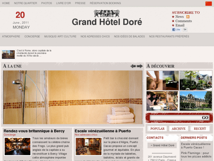 www.grand-hotel-dore-charme-marais-bastille.com