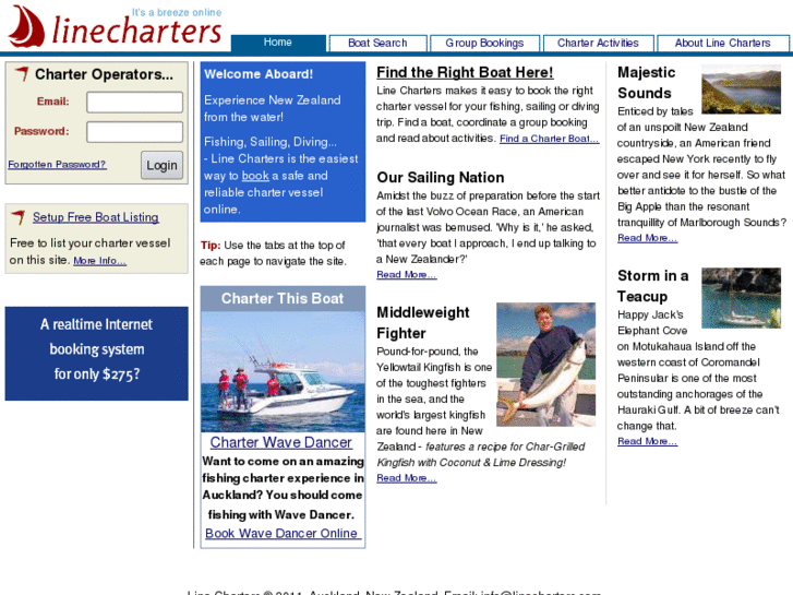 www.linecharters.com