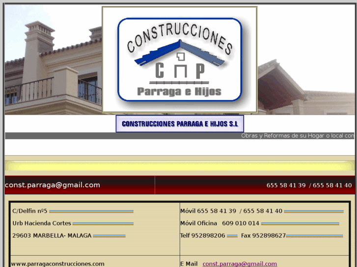 www.parragaconstrucciones.com